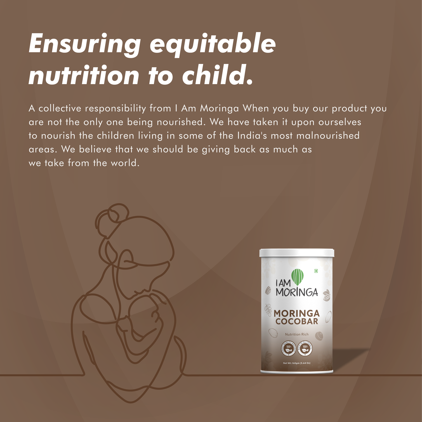 Moringa Cocobar 160 gm