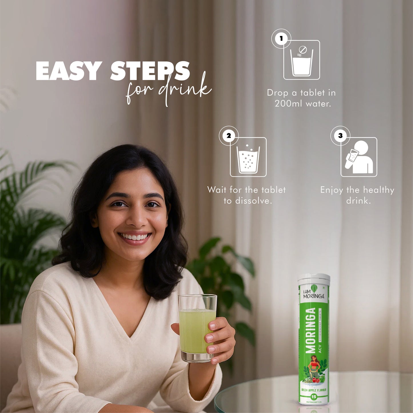 Moringa Cocobar 160gm + Moringa Effervescent Tablet