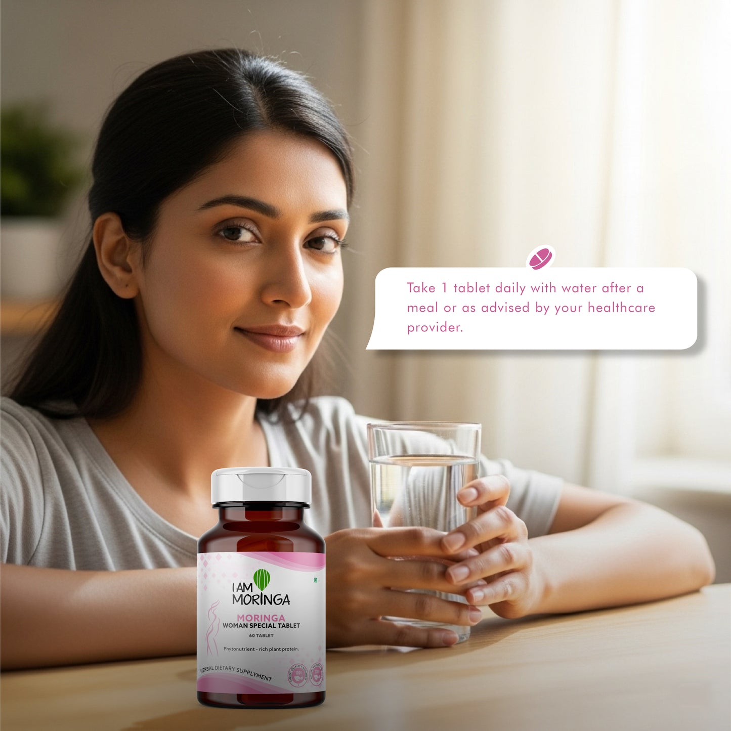 Moringa Women Special 60 Tablet + Moringa Effervescent Tablet