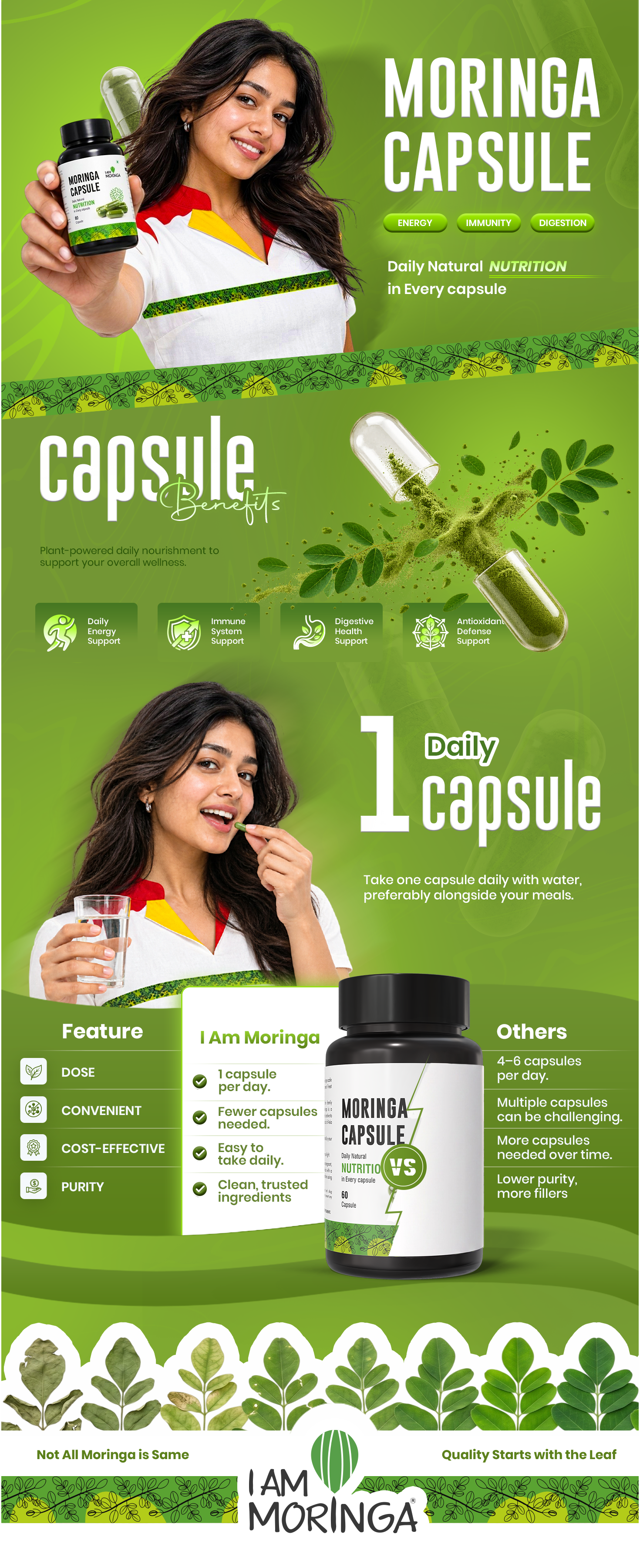 Moringa Capsules 60 Nos