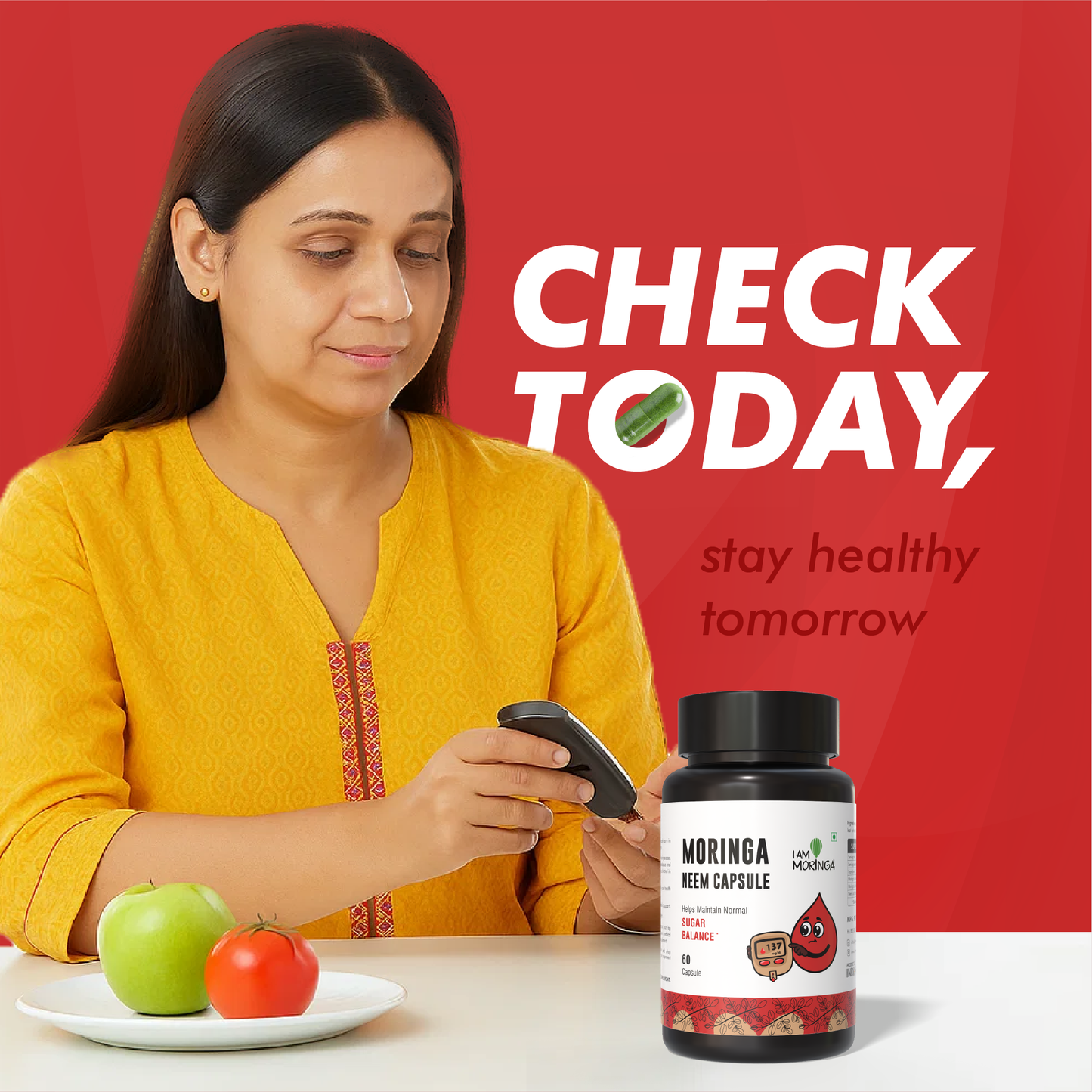 Moringa Dia Care 60 Capsules