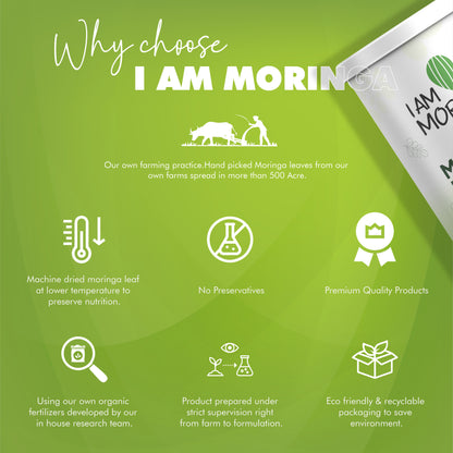 Moringa Leaf Powder 100gm + Moringa Effervescent Tablet